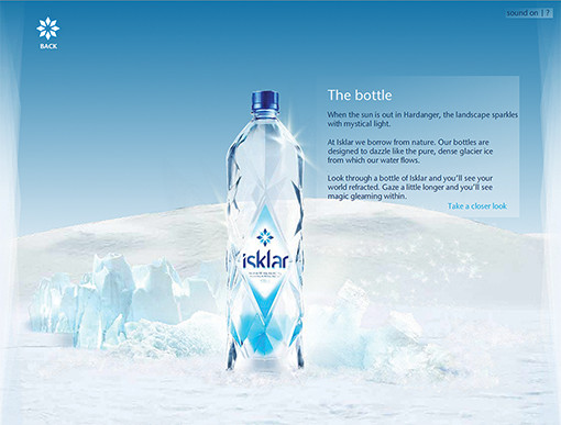 Isklar Website - The bottle